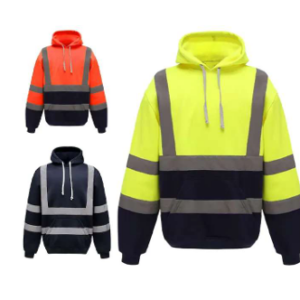High-Visibility Reflective Safety Hoodie