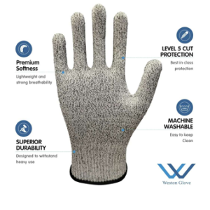 Level 5 Cut-Resistant Safety Gloves